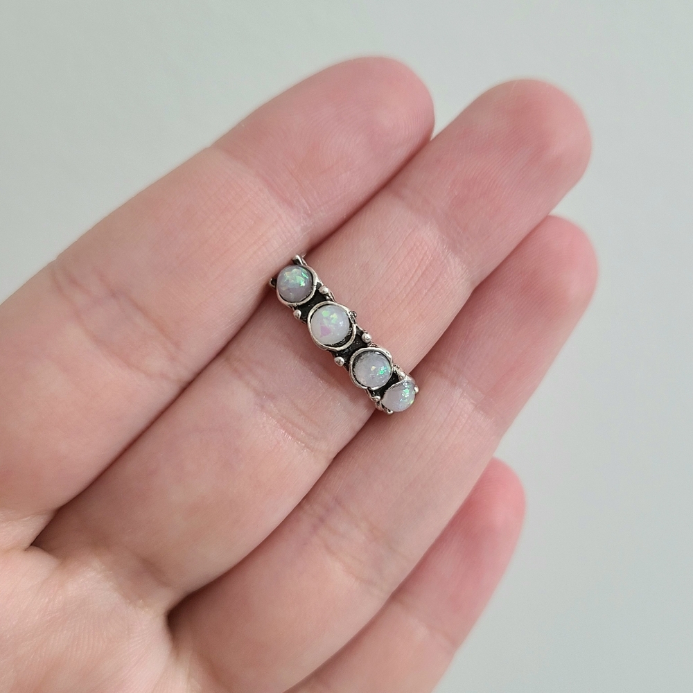 Faux Opal Fashion Ring